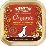 Lily's Kitchen Organic beef supper with carrots & peas
