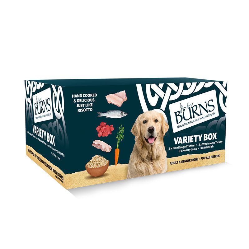Burns Variety Box Wet Dog Food review