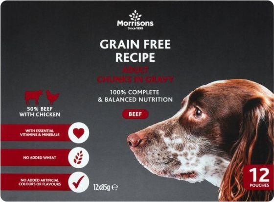 Morrisons Grain Free Recipe Chunks in Jelly review