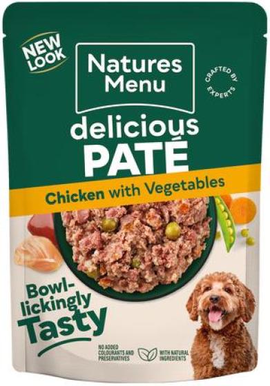 Natures Menu Delicious Pate chicken with vegetables review