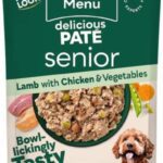 Natures Menu Delicious Pate Pouches Senior lamb with chicken and vegetables
