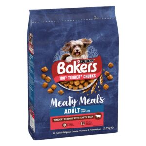 Bakers Adult Meaty Meals Tender Chunks with Tasty Beef