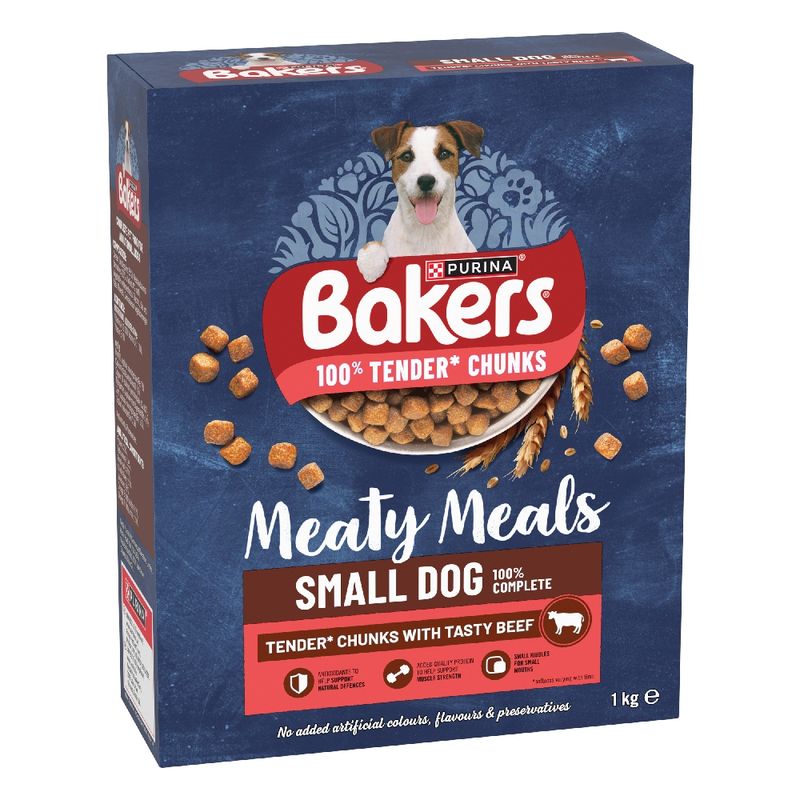 Bakers Adult Small Dog Meaty Meals Tender Chunks with Tasty Beef review