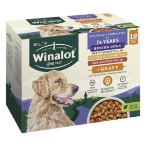Winalot Senior 7+ Meaty Chunks in Gravy