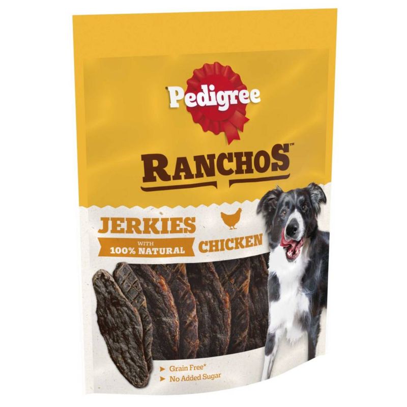 Pedigree Adult Ranchos Jerkies Dog Chew Treat Chicken Flavour review