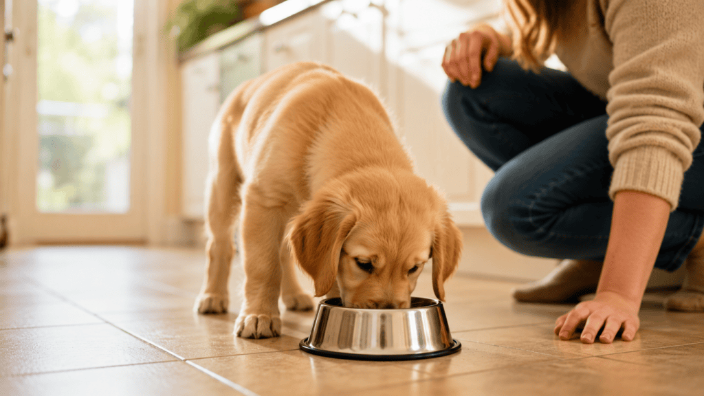 Puppy feeding guide: how much, how often, and when to switch