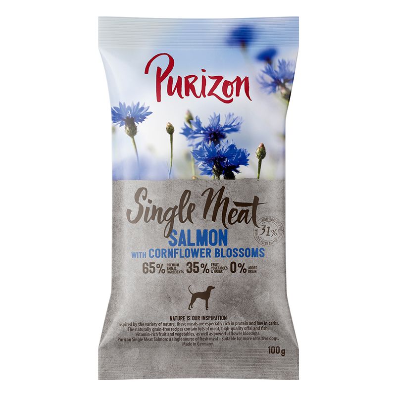 Purizon Single Meat Adult Dog - Grain-Free Salmon with Cornflower Blossoms review