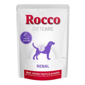 Rocco Diet Care Renal Pouches - Beef with Chicken Hearts & Pumpkin