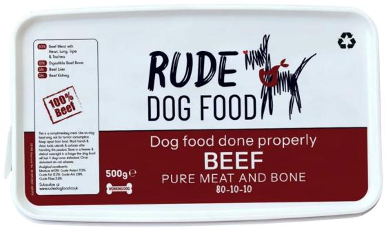 Rude Dog Food 80-10-10 review