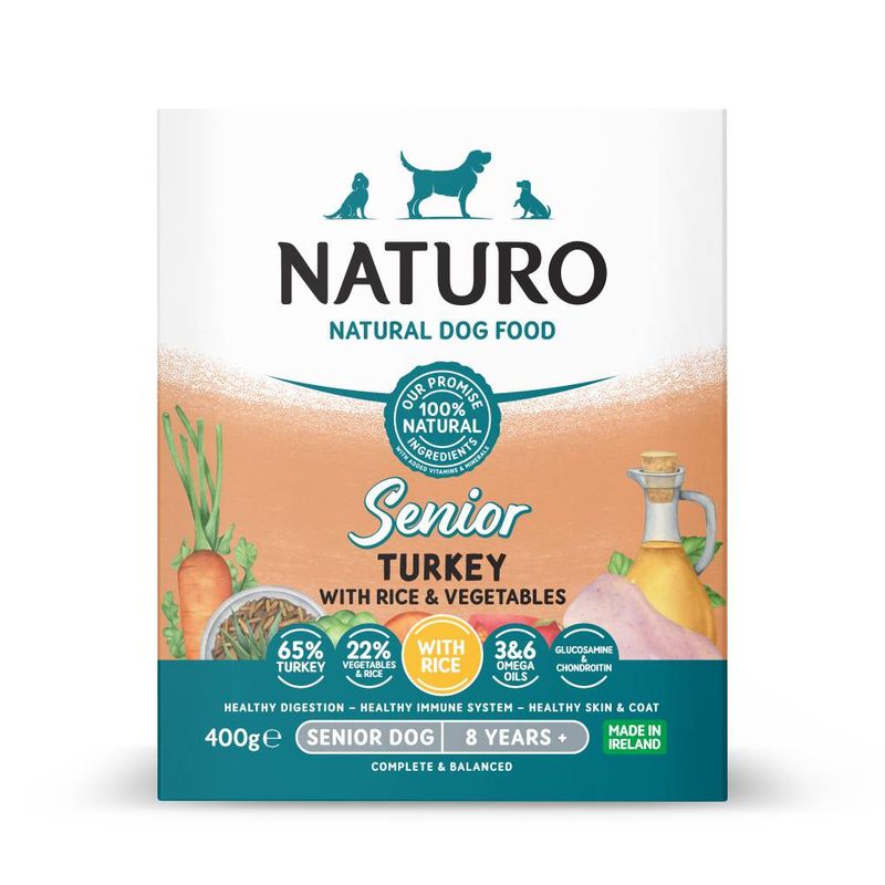 Naturo Senior Turkey with Rice & Vegetables review