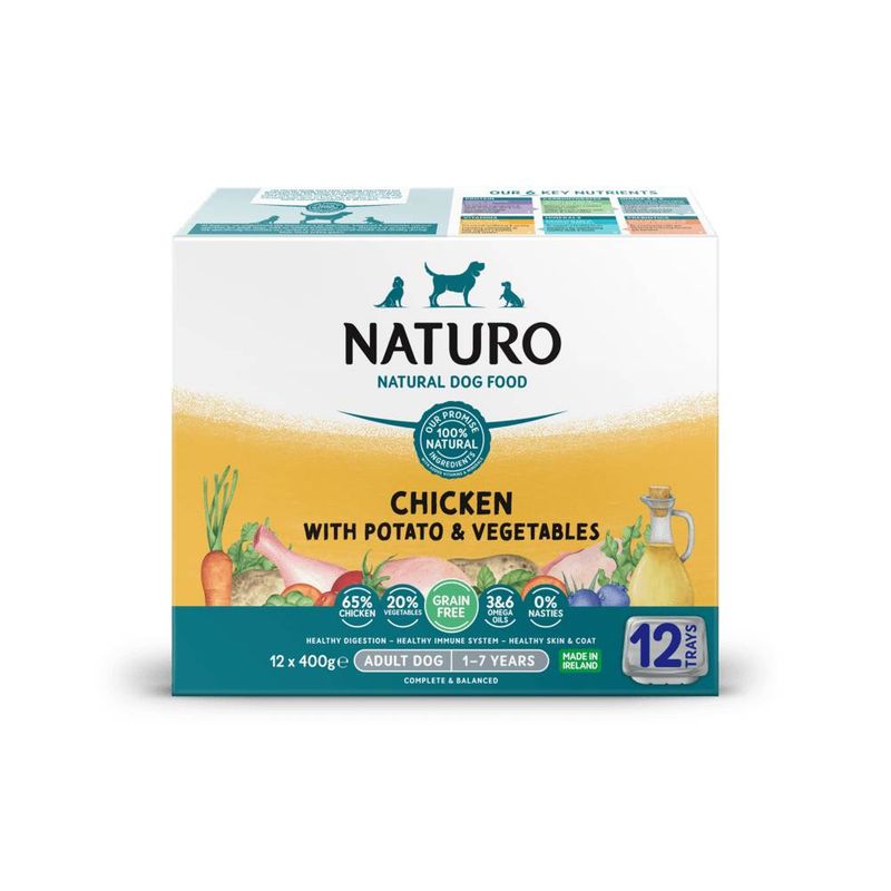 Naturo Adult Grain Free Chicken with Potato & Vegetables review