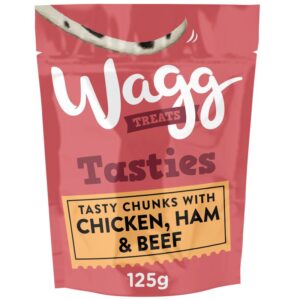 Waggs Wagg Tasties Tasty Chunks with Chicken, Ham & Beef
