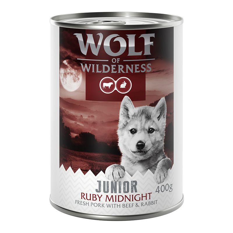 Wolf of Wilderness Junior 6 x 400g - “Red Meat” review