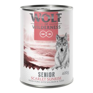 Wolf of Wilderness Senior 6 x 400g - "Red Meat"