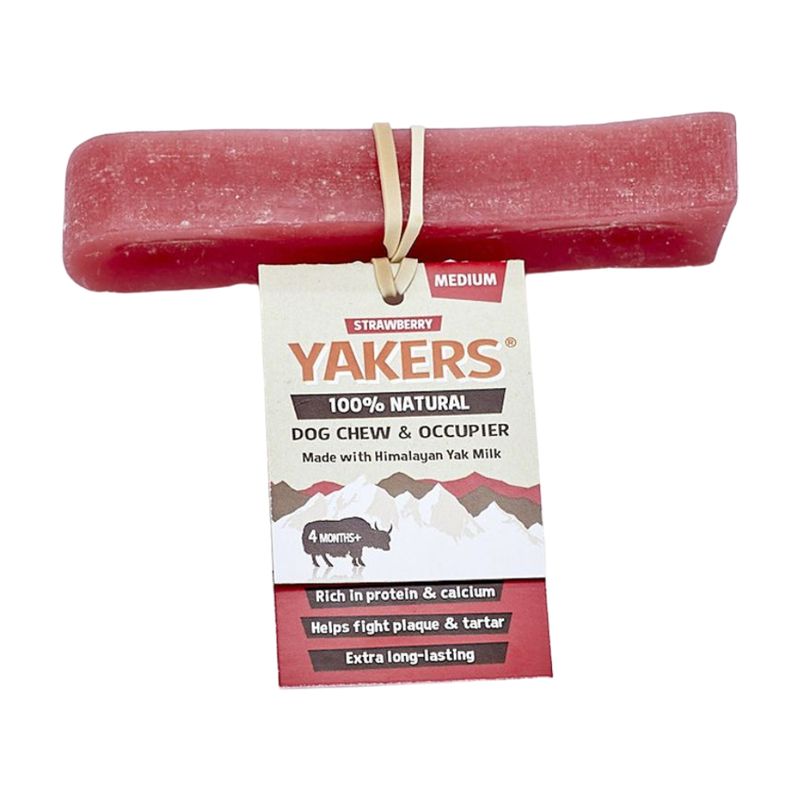 Yakers Dog Chew - Medium with Strawberry review