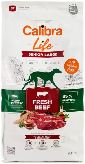 Calibra Life Fresh Beef Senior Large review
