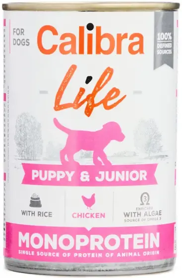Calibra Life Puppy & Junior Monoprotein Cans review