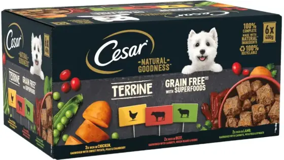 Cesar Natural Goodness Grain-Free Terrine Tins review