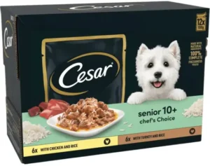 Cesar Senior Wet Pouches in Sauce
