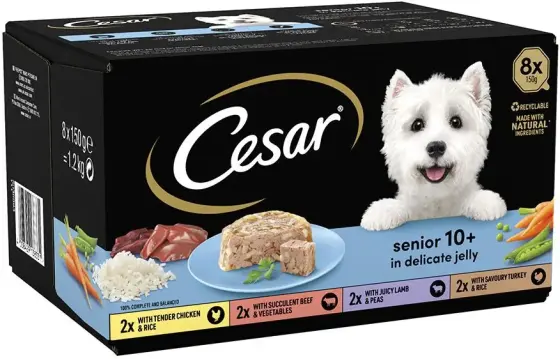 Cesar Senior Wet Trays in Jelly review