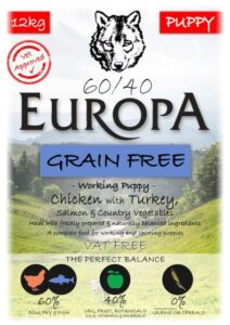 Europa 60/40 Grain Free Puppy