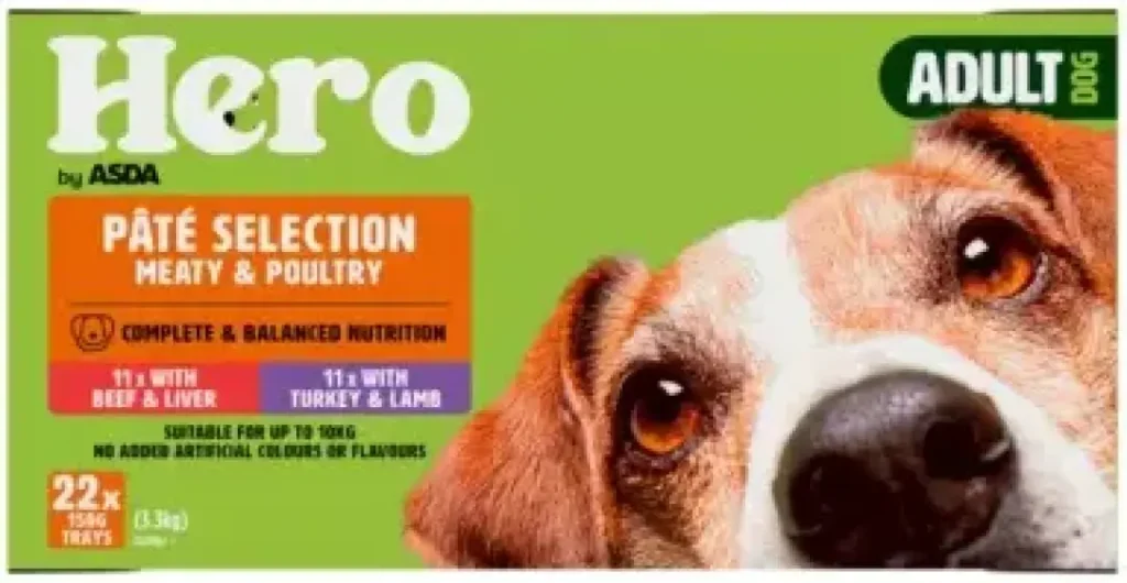 Hero by Asda Adult Dog 150g Pate Trays review