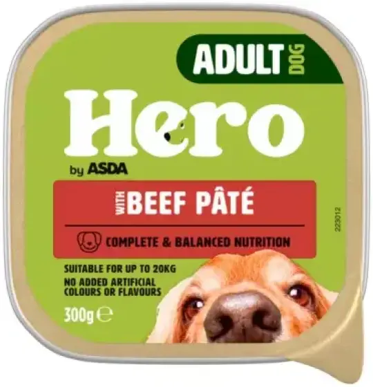 Hero by Asda adult beef pate review