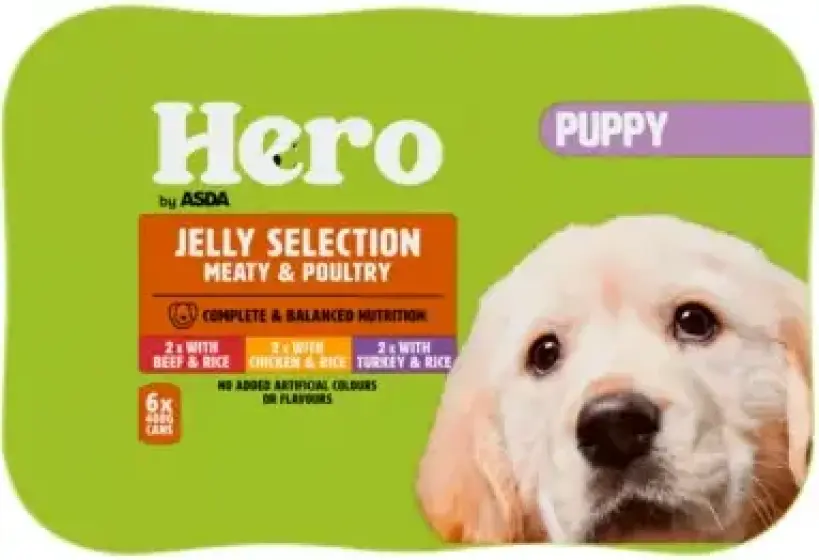 Hero by Asda Puppy Cans in Jelly review