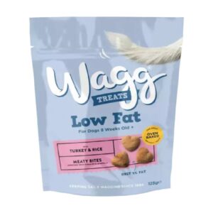 Waggs Wagg Low Fat Meaty Bites with Turkey & Rice