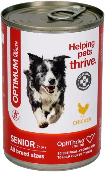 Optimum Pet Health Senior Cans review