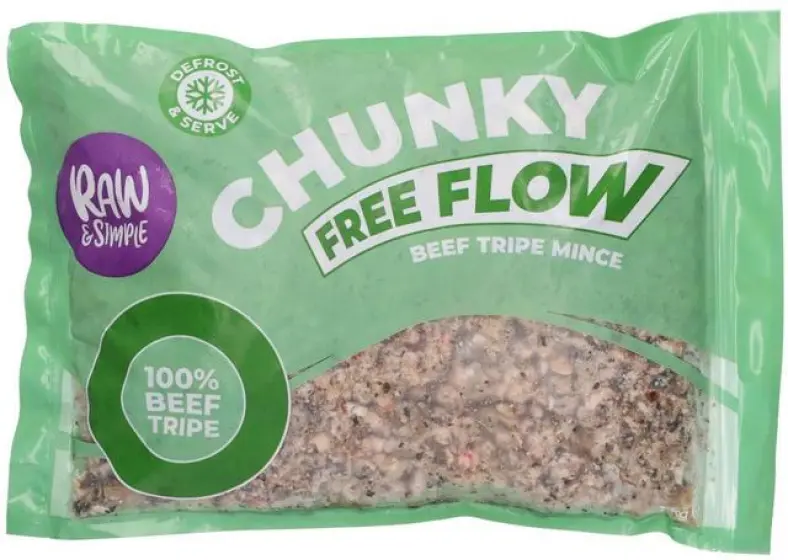 Raw & Simple Chunky Free Flow 100% Tripe review