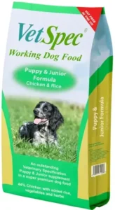 VetSpec Working Dog Food Puppy & Junior