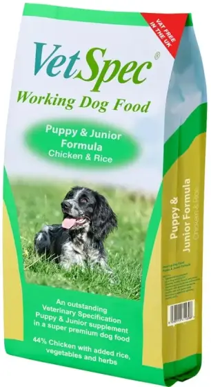 VetSpec Working Dog Food Puppy & Junior review