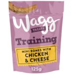 Waggs Wagg Training Treats Mini Bones with Chicken & Cheese