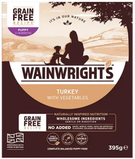 Wainwright’s Grain Free Puppy turkey with vegetables review
