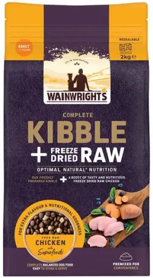 Wainwright’s Kibble + Freeze Dried Raw review