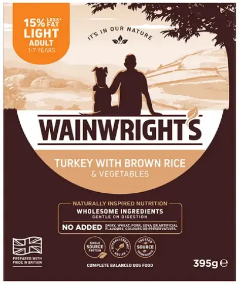 Wainwright’s Light Adult turkey with brown rice review